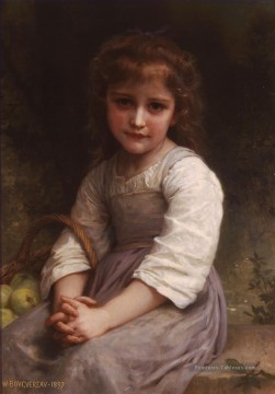 Les pommes réalisme William Adolphe Bouguereau Peinture à l'huile
